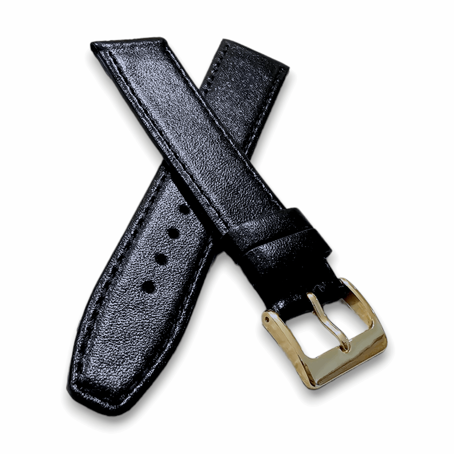 Luxury Stitched Leather Watch Band Mens Womens 8mm to 22mm - Wrist Envy