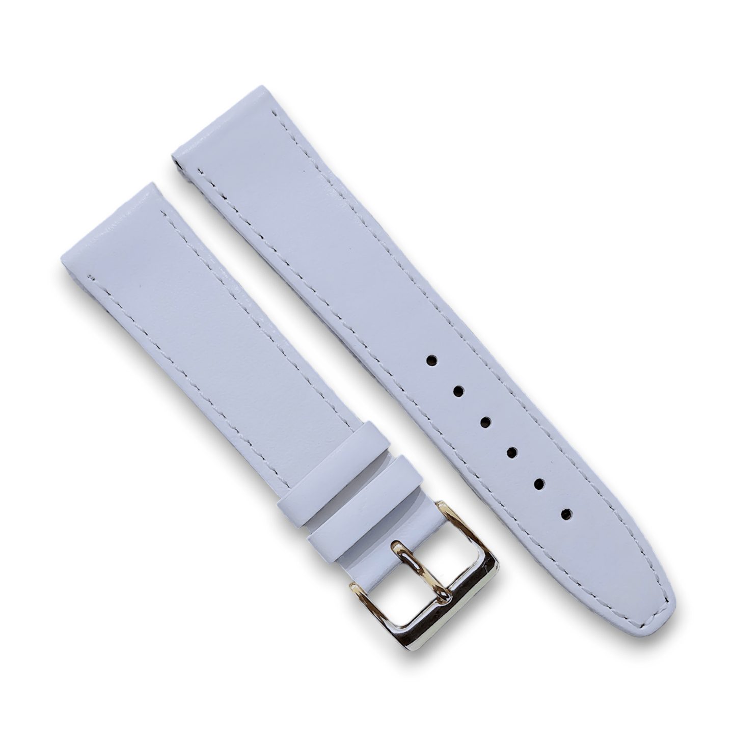 Luxury Stitched Leather Watch Band Mens Womens 8mm to 22mm - Wrist Envy