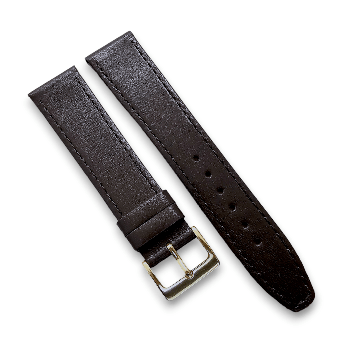 Luxury Stitched Leather Watch Band Mens Womens 8mm to 22mm - Wrist Envy