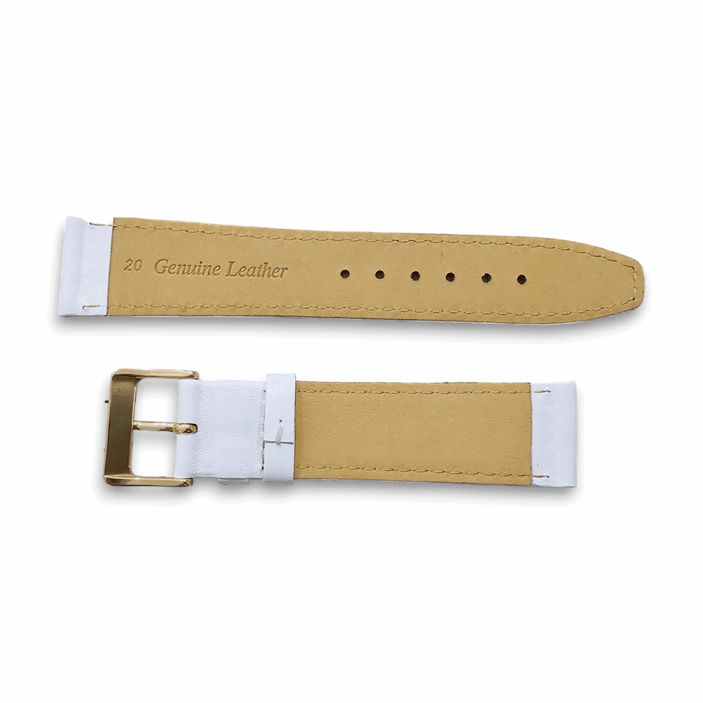 Luxury Stitched Leather Watch Band Mens Womens 8mm to 22mm - Wrist Envy