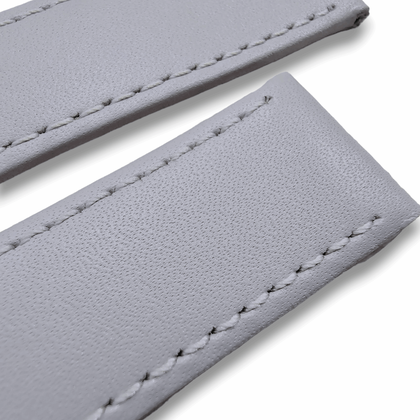Luxury Stitched Leather Watch Band Mens Womens 8mm to 22mm - Wrist Envy