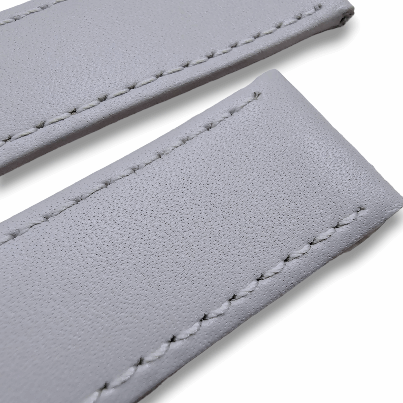 Luxury Stitched Leather Watch Band Mens Womens 8mm to 22mm - Wrist Envy