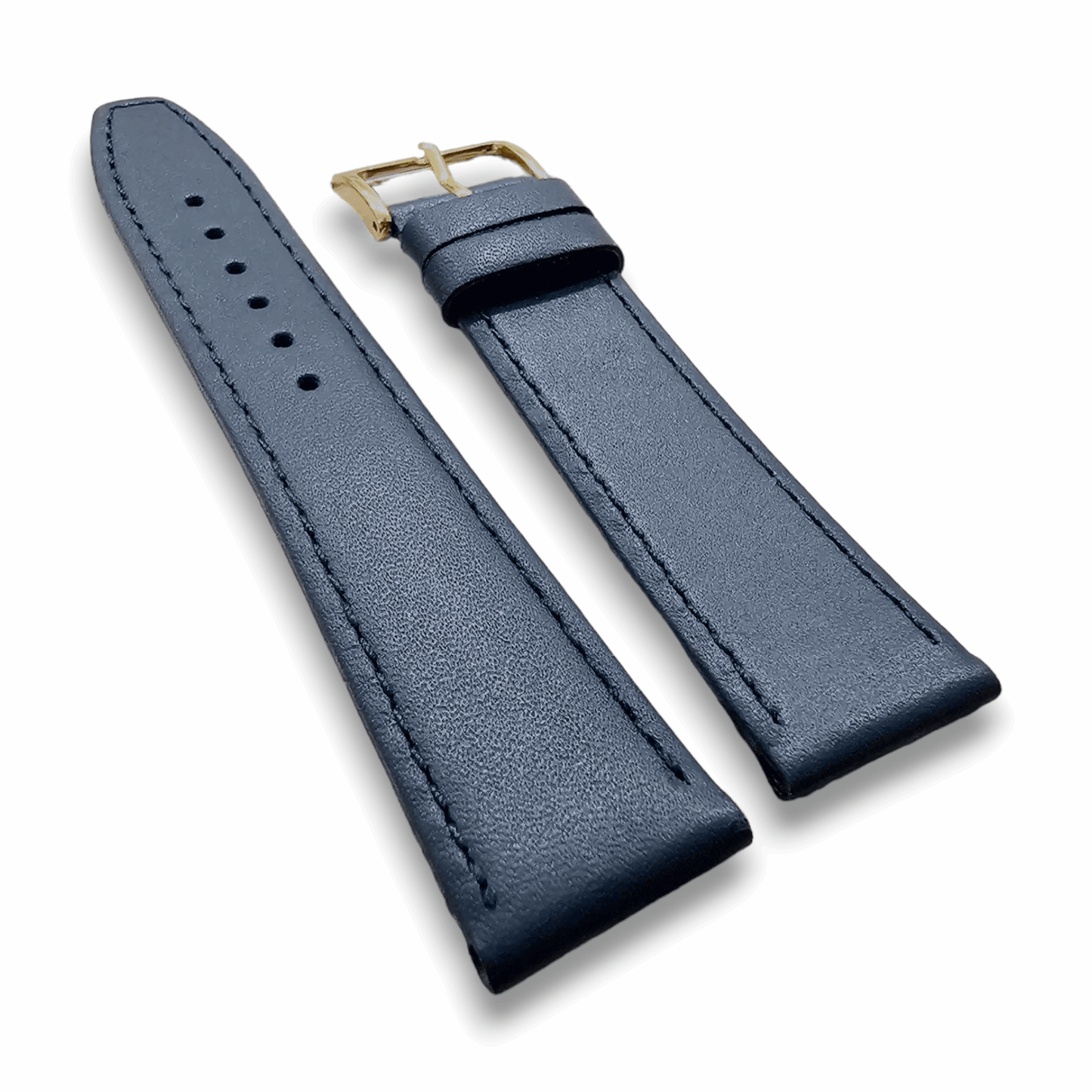 Luxury Stitched Leather Watch Band Mens Womens 8mm to 22mm - Wrist Envy