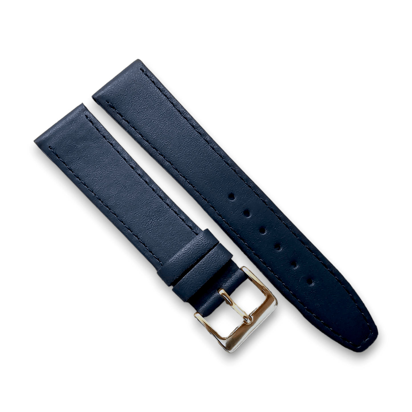 Luxury Stitched Leather Watch Band Mens Womens 8mm to 22mm - Wrist Envy
