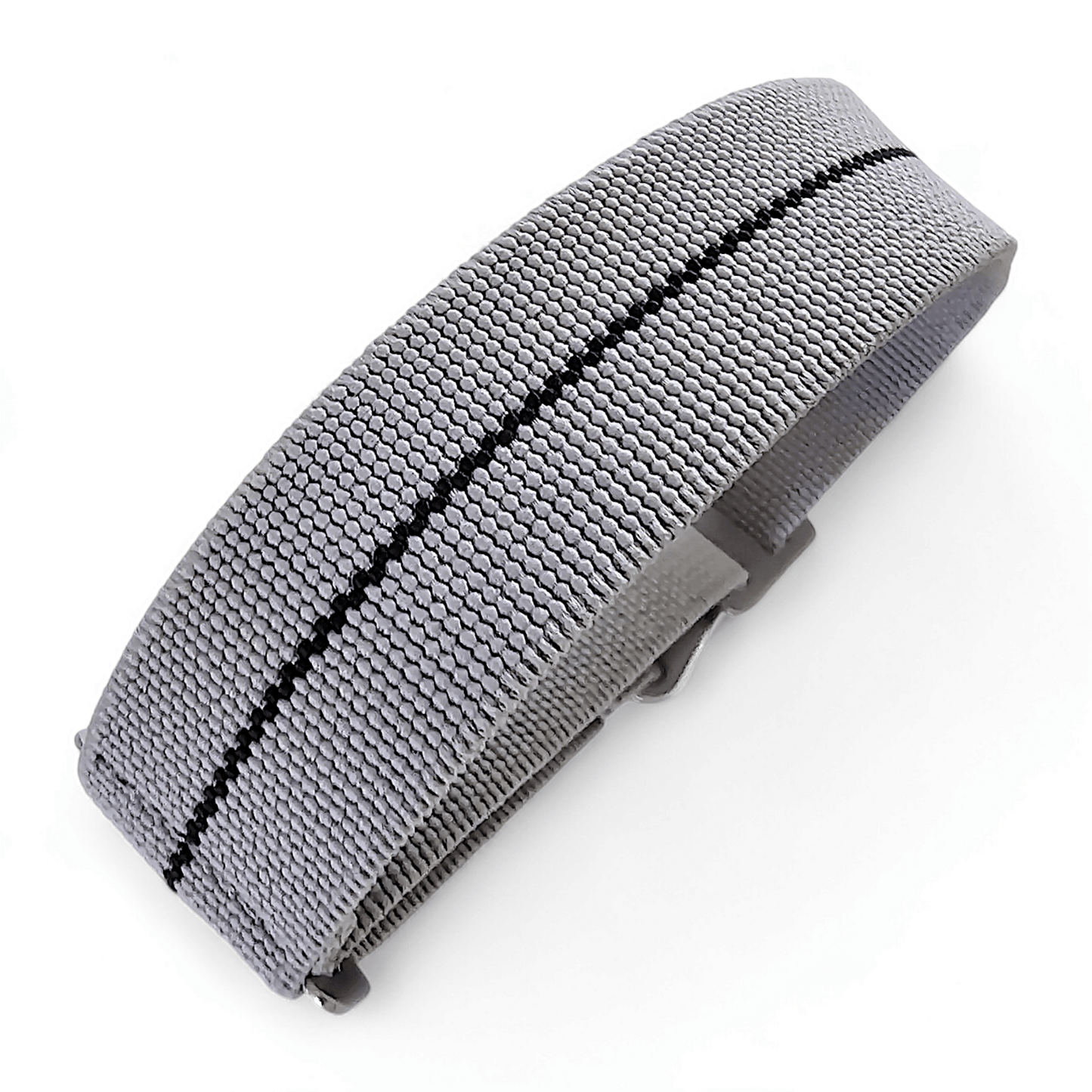 Marine Nationale Watch Strap 18mm 20mm 22mm Grey Black - Wrist Envy