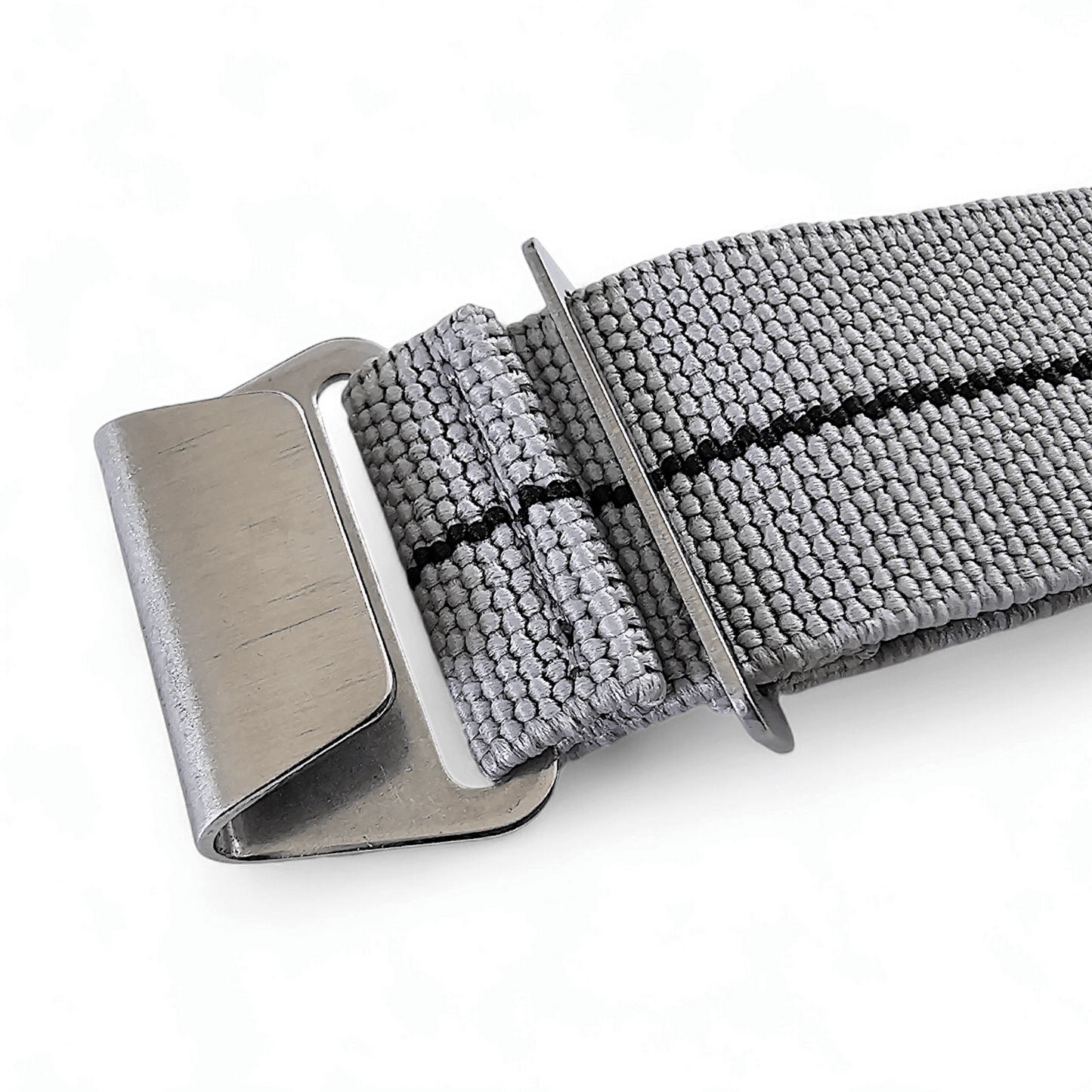 Marine Nationale Watch Strap 18mm 20mm 22mm Grey Black - Wrist Envy