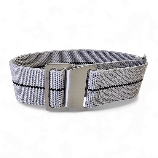 Marine Nationale Watch Strap 18mm 20mm 22mm Grey Black - Wrist Envy