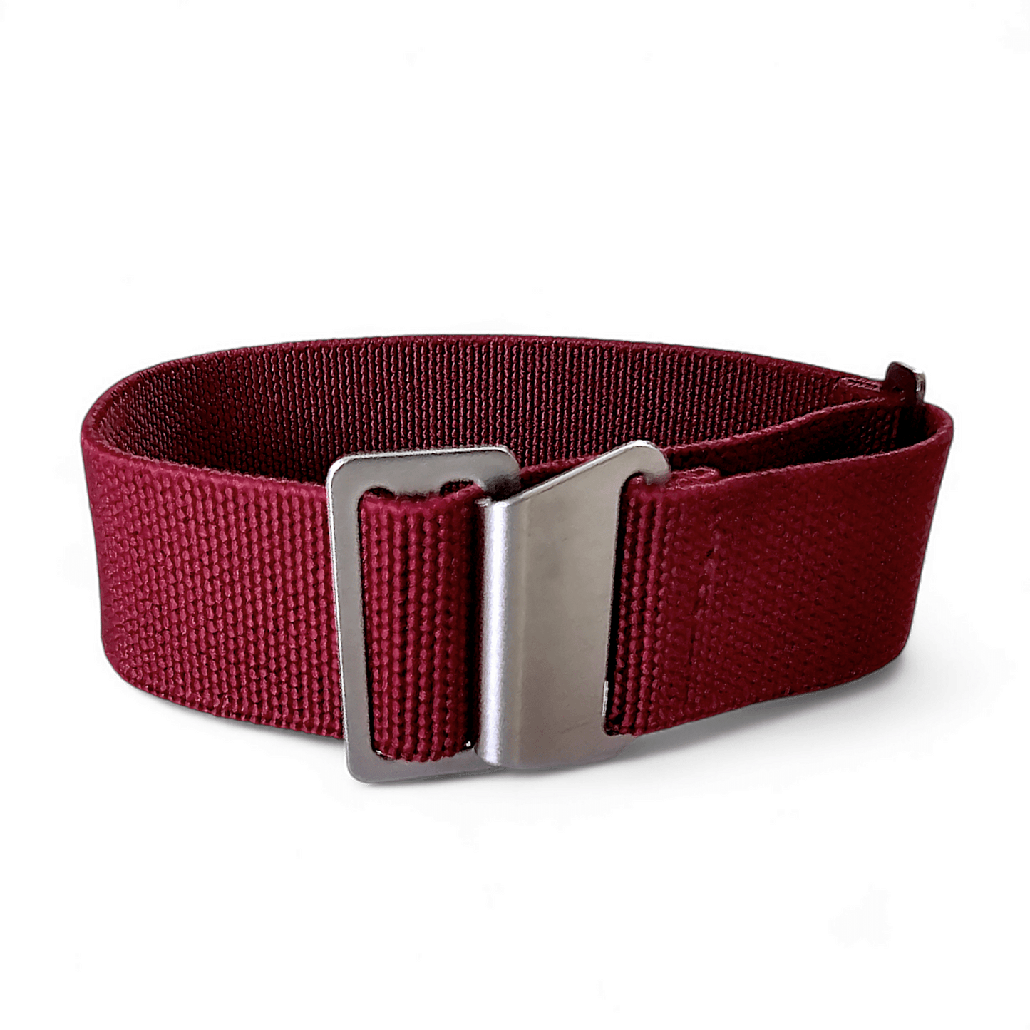Marine Nationale Watch Strap 18mm 20mm 22mm Maroon Red - Wrist Envy