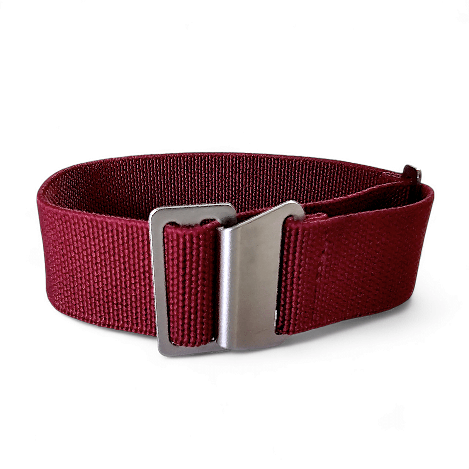 Marine Nationale Watch Strap 18mm 20mm 22mm Maroon Red - Wrist Envy
