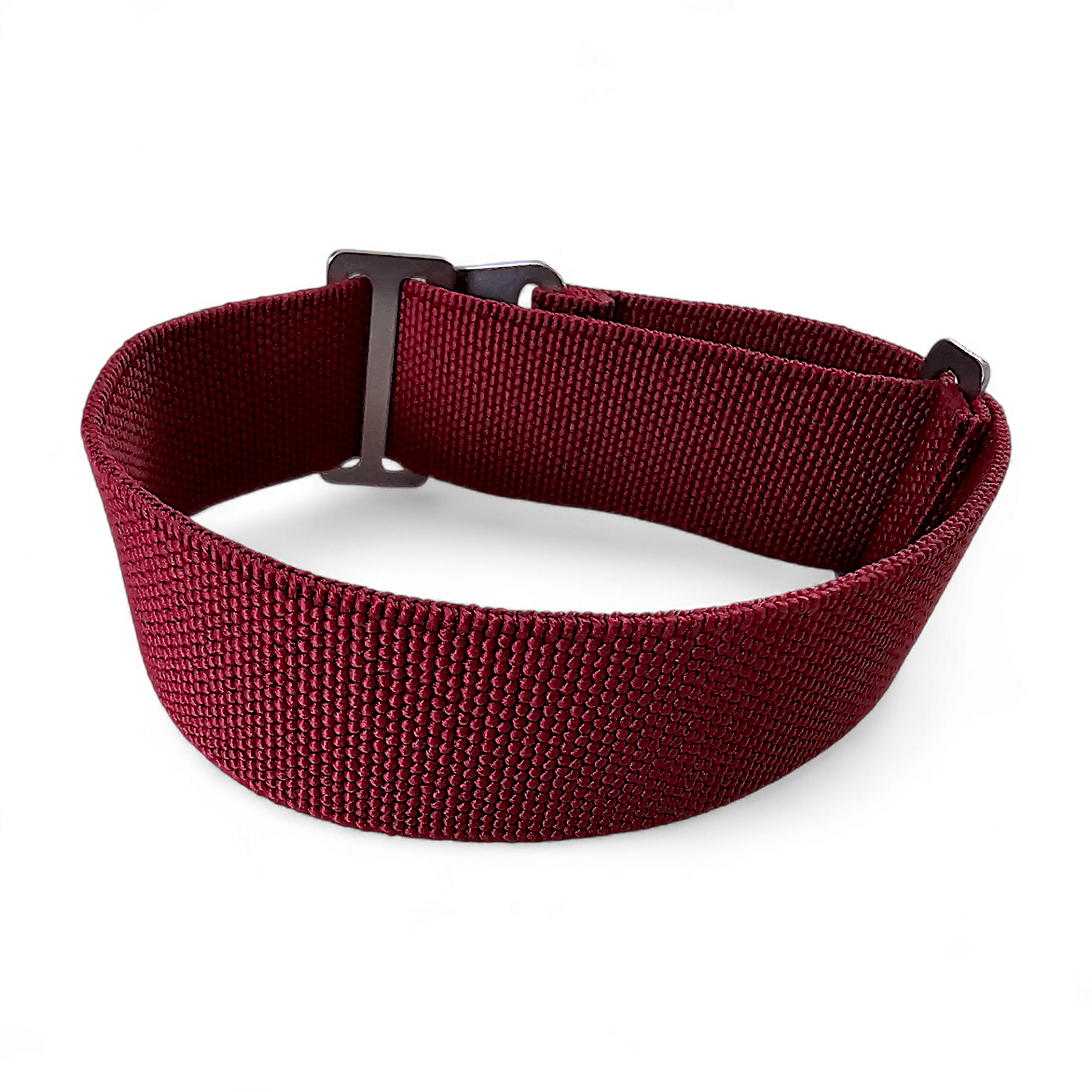Marine Nationale Watch Strap 18mm 20mm 22mm Maroon Red - Wrist Envy