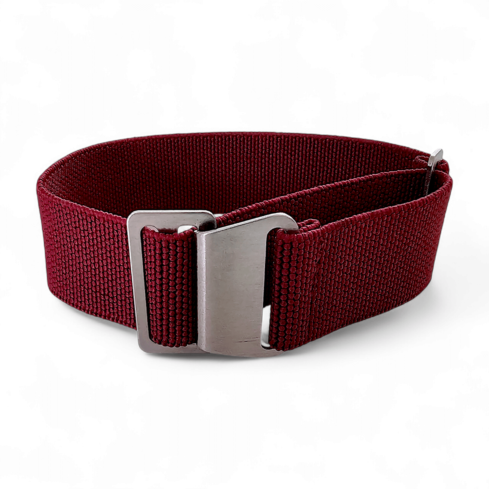 Marine Nationale Watch Strap 18mm 20mm 22mm Maroon Red - Wrist Envy