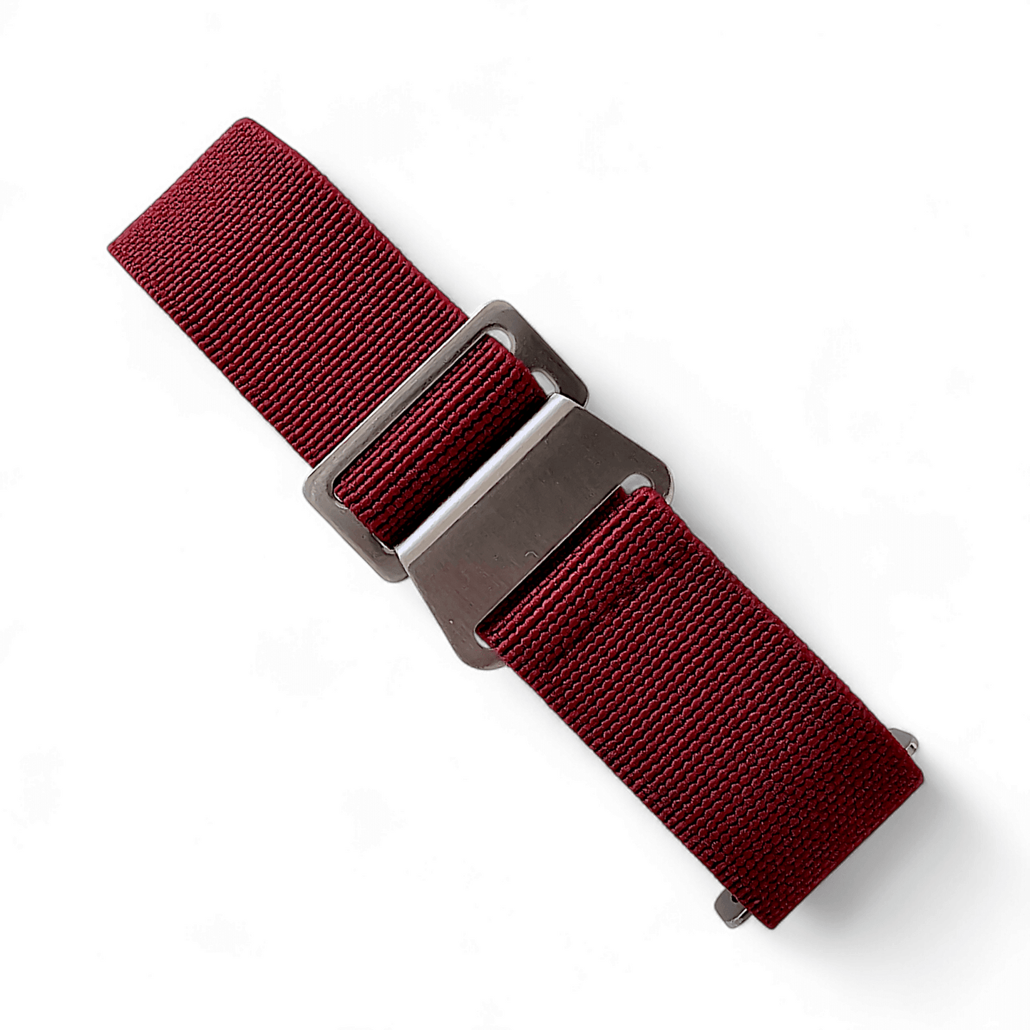 Marine Nationale Watch Strap 18mm 20mm 22mm Maroon Red - Wrist Envy