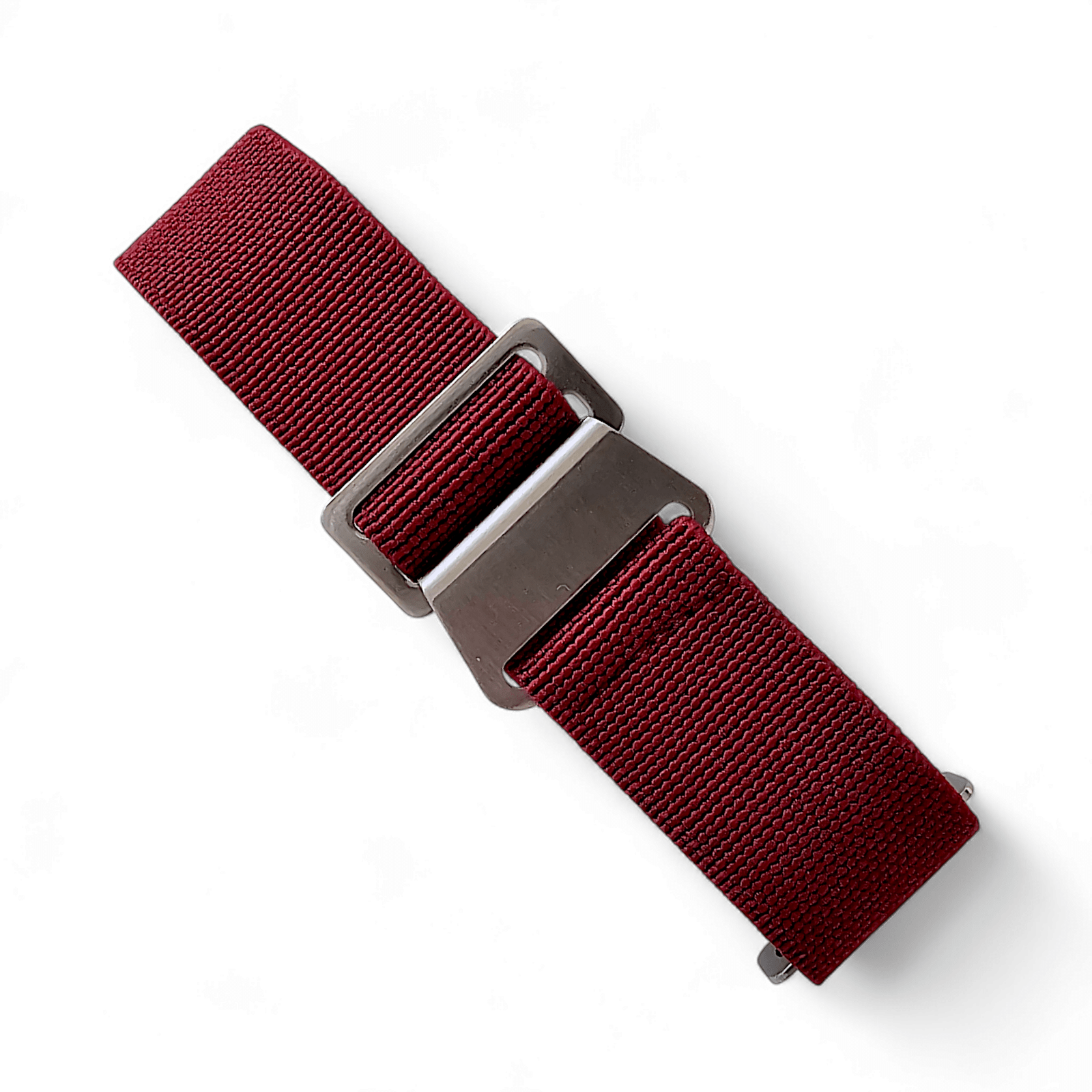 Marine Nationale Watch Strap 18mm 20mm 22mm Maroon Red - Wrist Envy