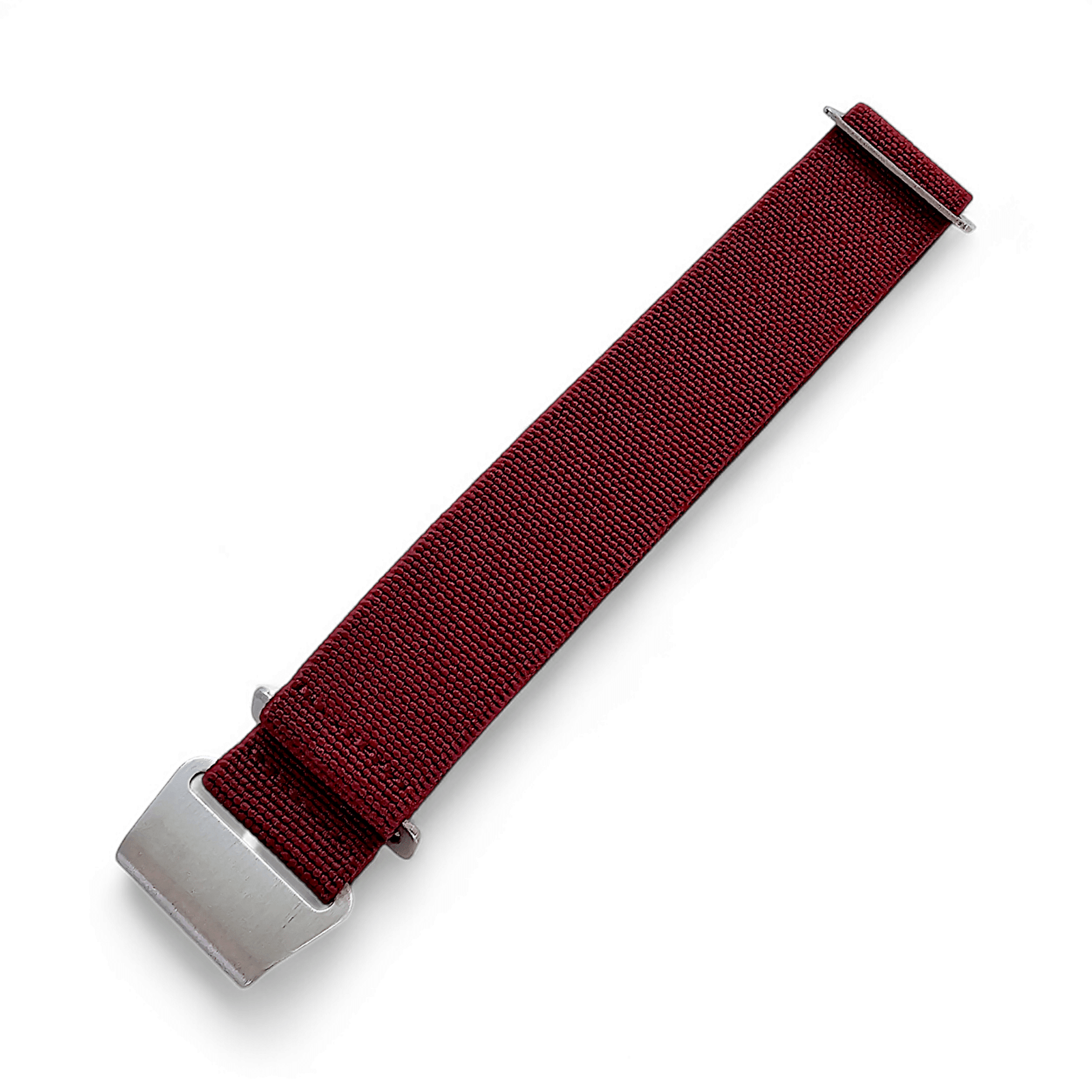 Marine Nationale Watch Strap 18mm 20mm 22mm Maroon Red - Wrist Envy