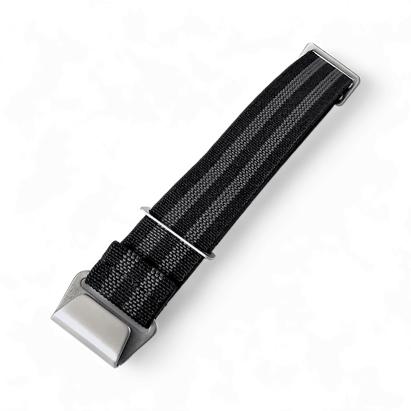 Marine Nationale Watch Strap 20mm 22mm Black Grey - Wrist Envy
