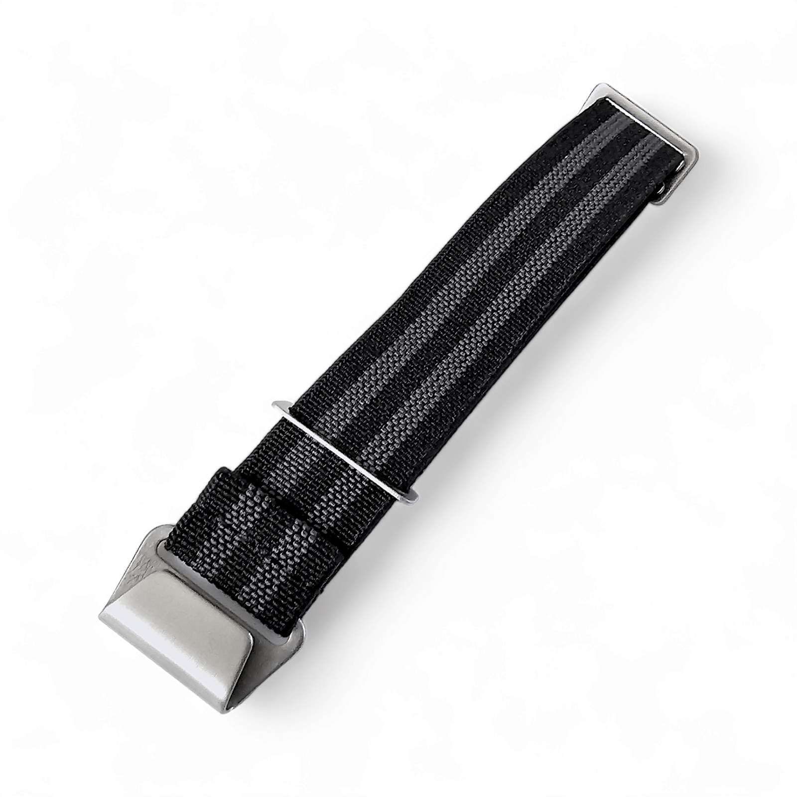 Marine Nationale Watch Strap 20mm 22mm Black Grey - Wrist Envy