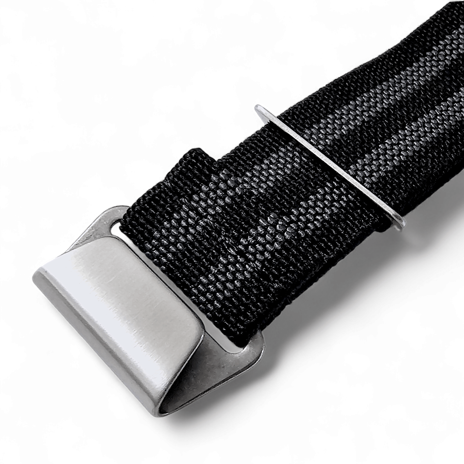 Marine Nationale Watch Strap 20mm 22mm Black Grey - Wrist Envy