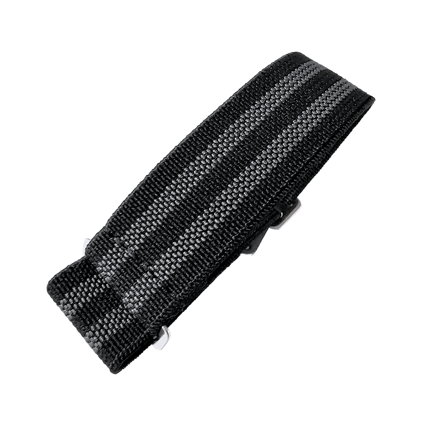 Marine Nationale Watch Strap 20mm 22mm Black Grey - Wrist Envy