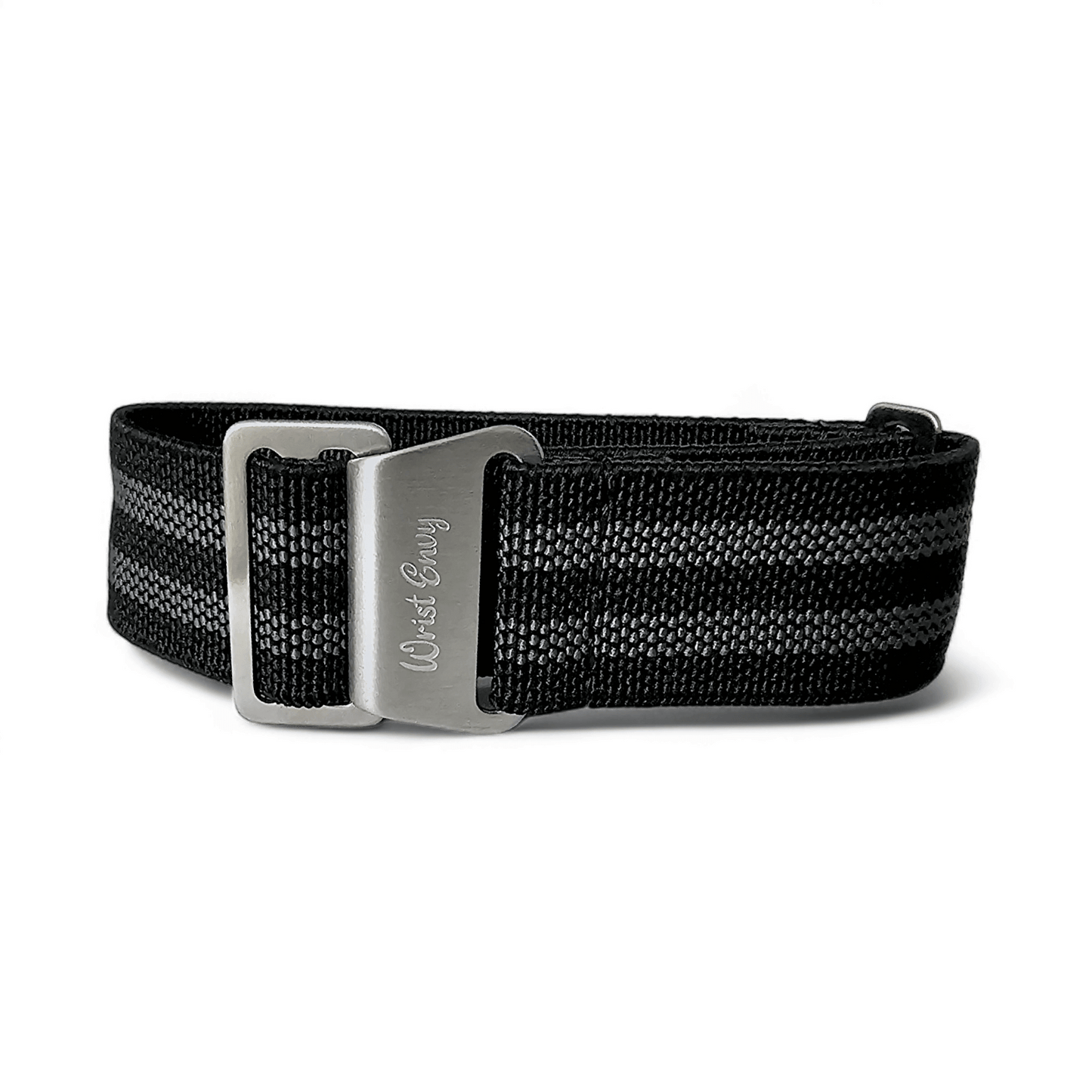 Marine Nationale Watch Strap 20mm 22mm Black Grey - Wrist Envy