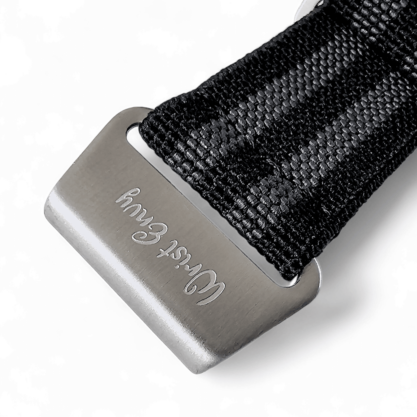 Marine Nationale Watch Strap 20mm 22mm Black Grey - Wrist Envy