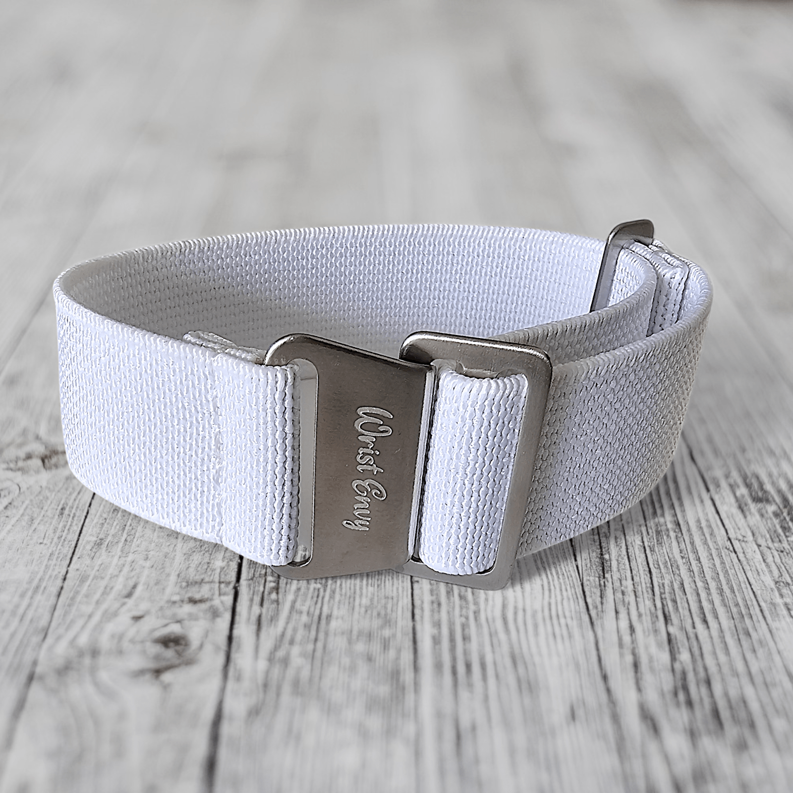 Marine Nationale Watch Strap 20mm 22mm White - Wrist Envy