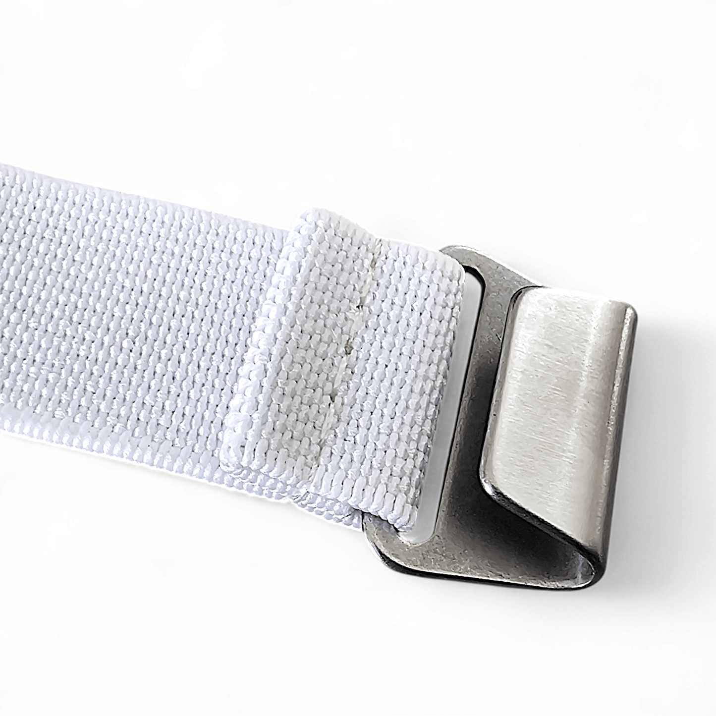 Marine Nationale Watch Strap 20mm 22mm White - Wrist Envy