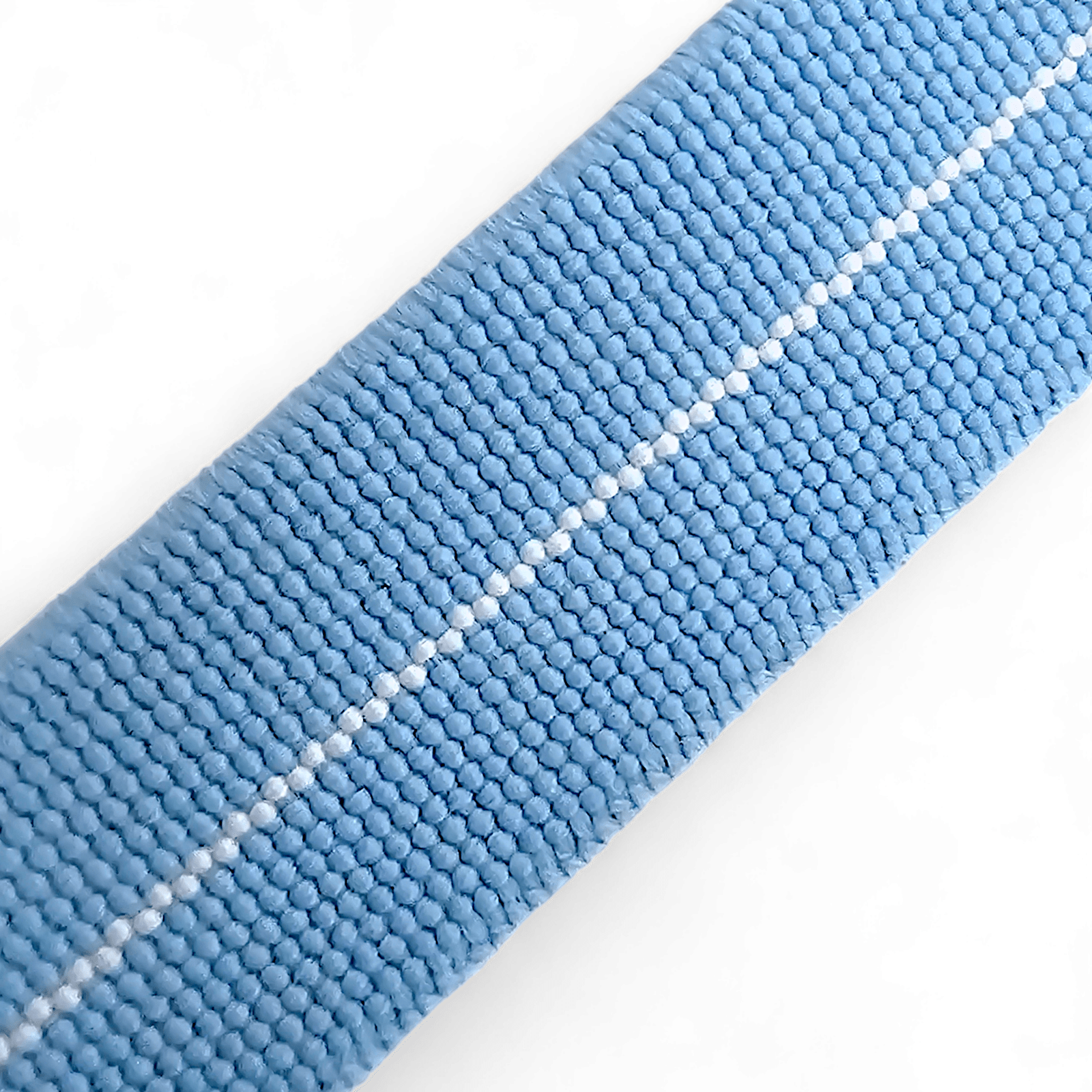 Marine Nationale Watch Strap Band Elastic Nylon Parachute 18mm 20mm 22mm Sky Blue - Wrist Envy