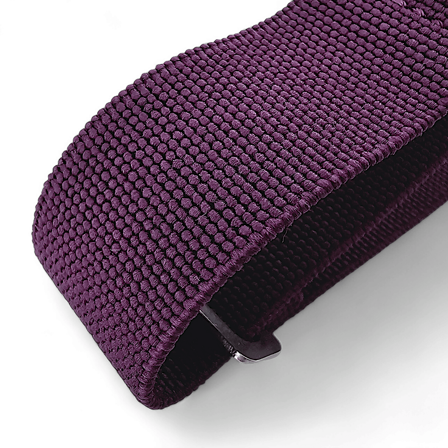 Marine Nationale Watch Strap Elastic Nylon Parachute 18mm 20mm 22mm Purple - Wrist Envy