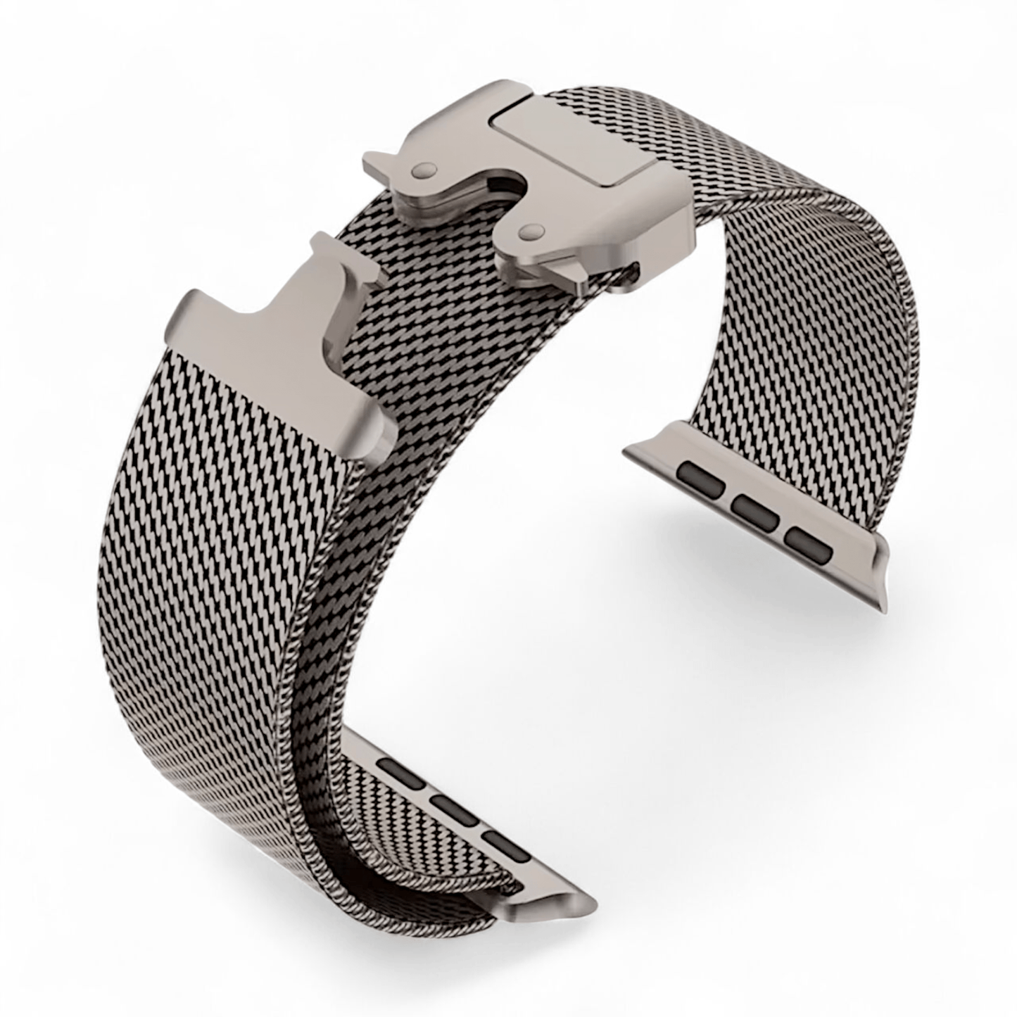 Milanese Loop Mesh Bracelet For Apple Watch Titanium - Wrist Envy