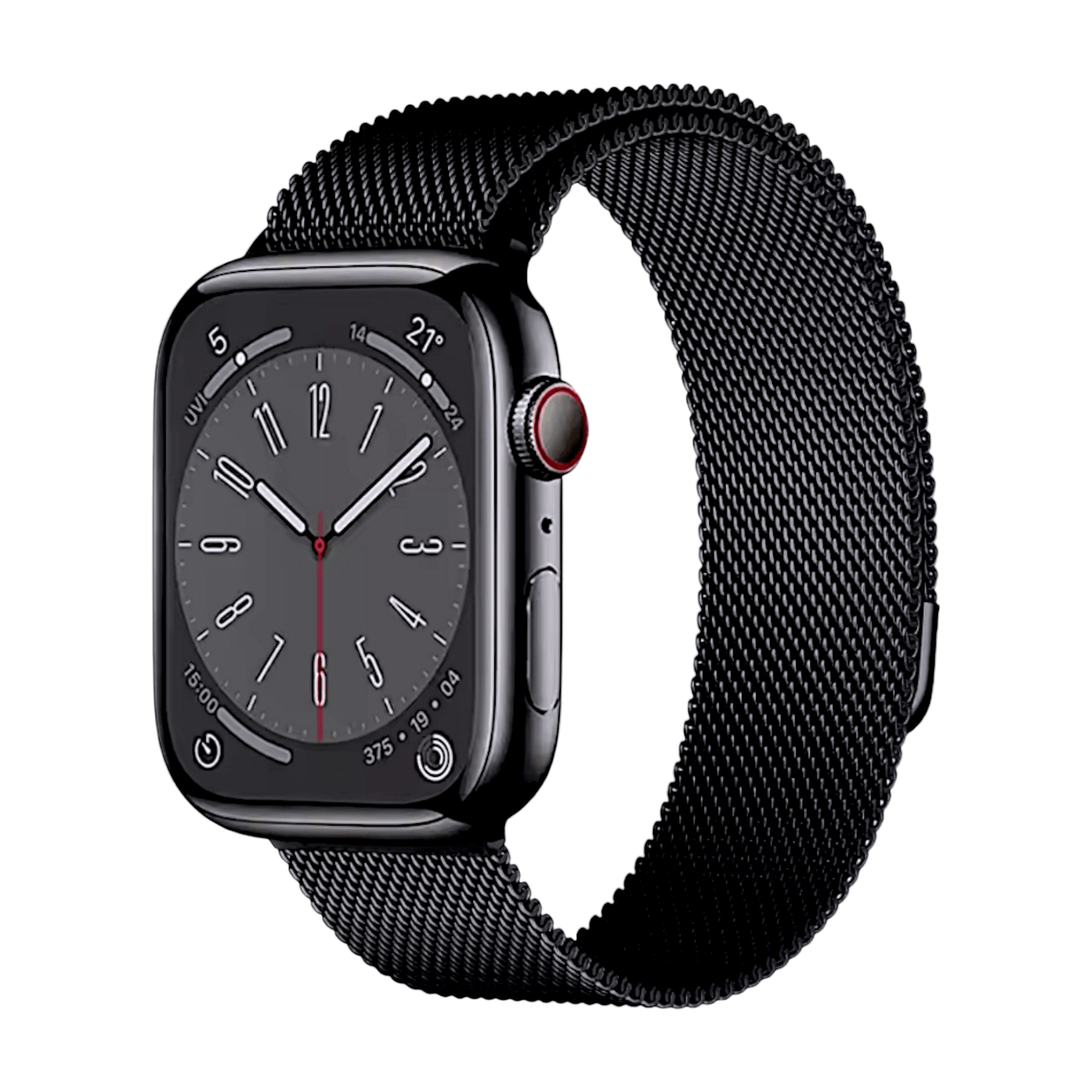 Milanese Mesh Steel Bracelet for Apple Watch Black - Wrist Envy