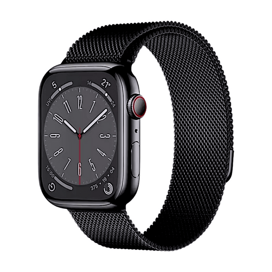Milanese Mesh Steel Bracelet for Apple Watch Black - Wrist Envy
