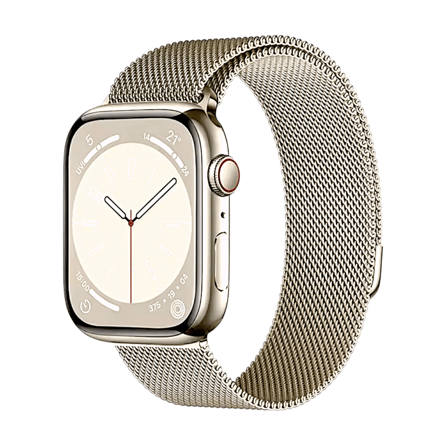 Milanese Mesh Steel Bracelet for Apple Watch Champagne Gold - Wrist Envy