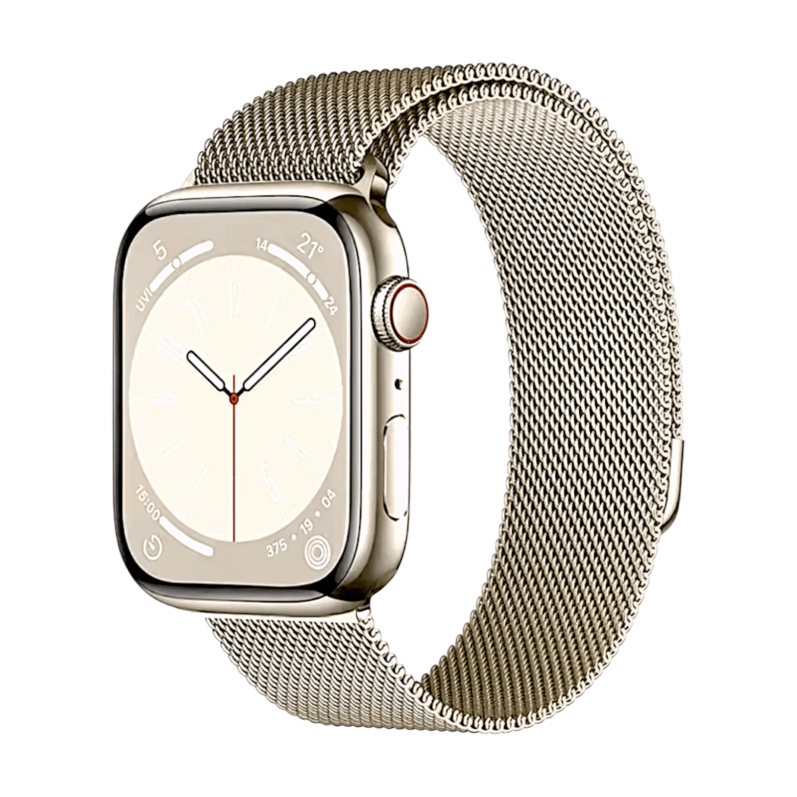 Milanese Mesh Steel Bracelet for Apple Watch Champagne Gold - Wrist Envy
