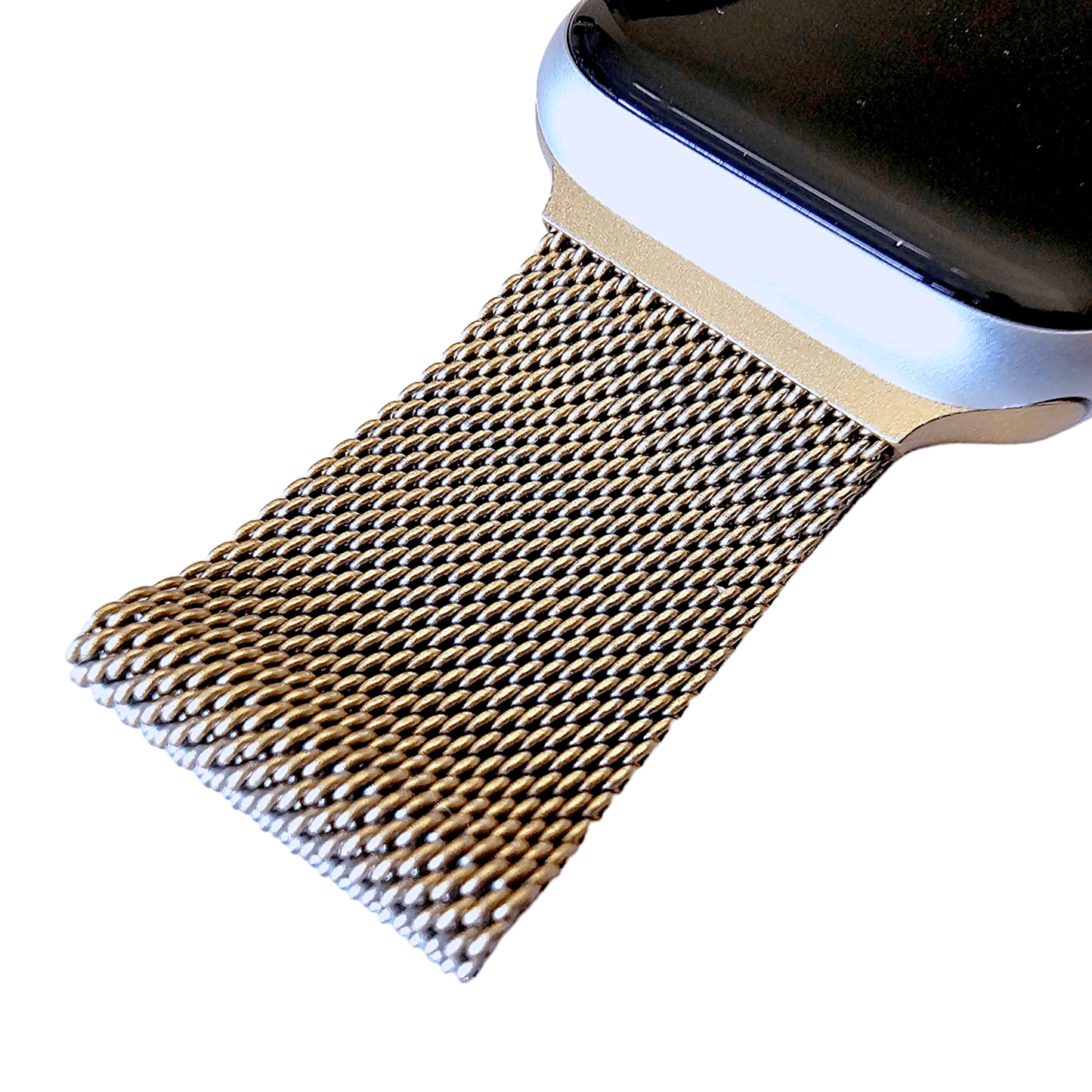 Milanese Mesh Steel Bracelet for Apple Watch Champagne Gold - Wrist Envy