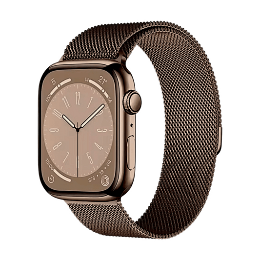 Milanese Mesh Steel bracelet for Apple Watch Coffee Brown - Wrist Envy