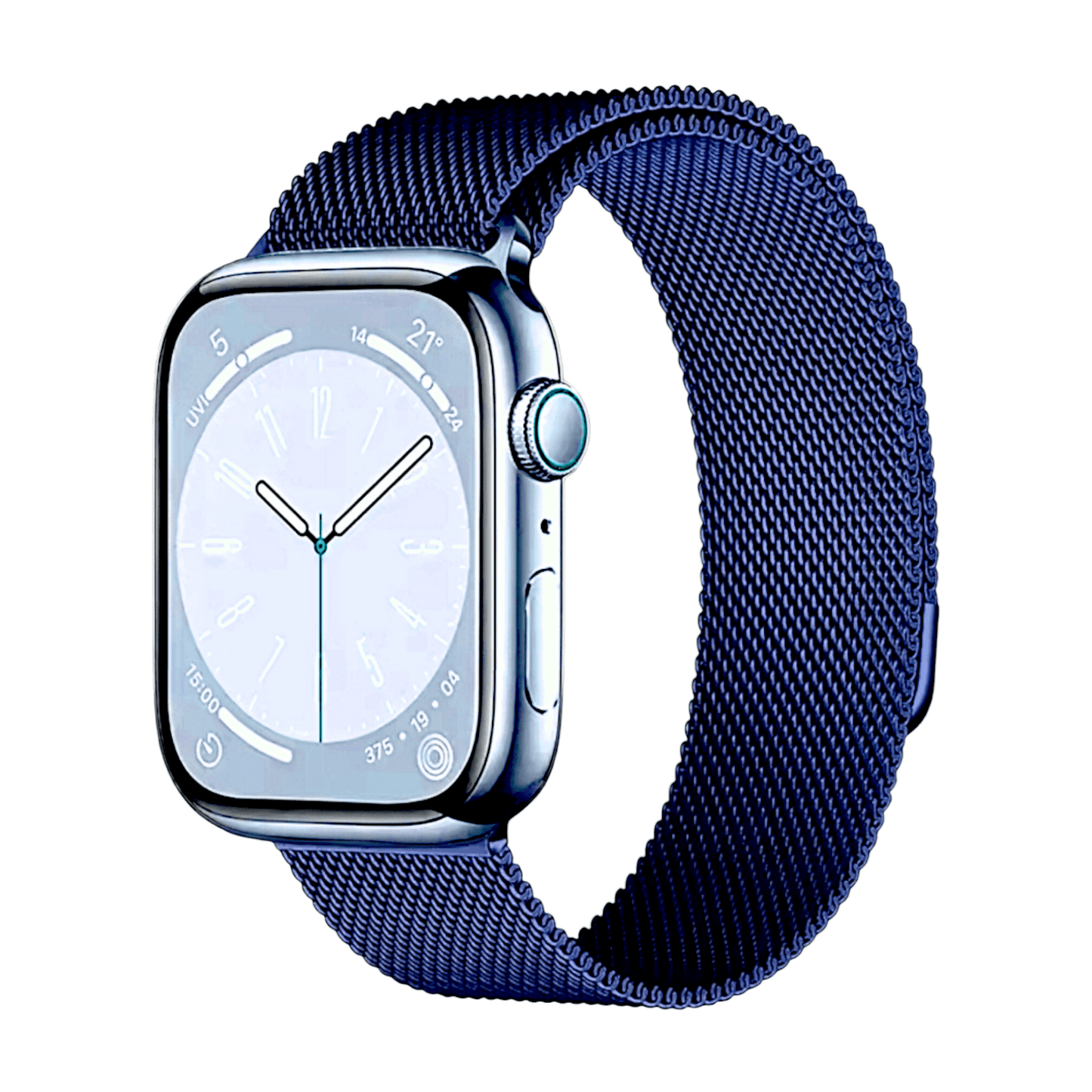 Milanese Mesh Steel Bracelet for Apple Watch Dark Blue - Wrist Envy