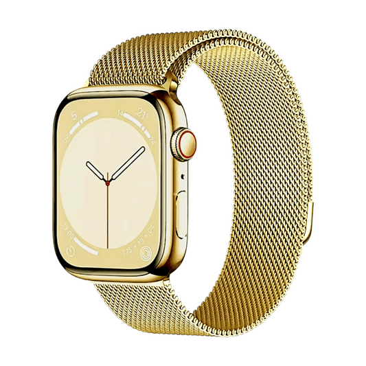 Milanese Mesh Steel Bracelet for Apple Watch Gold - Wrist Envy