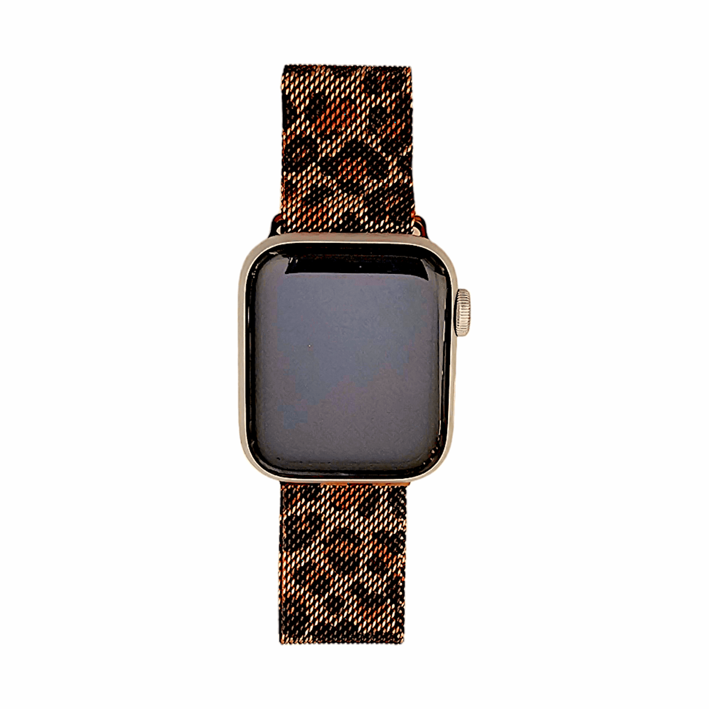 Milanese Mesh Steel Bracelet for Apple Watch Leopard Print - Wrist Envy