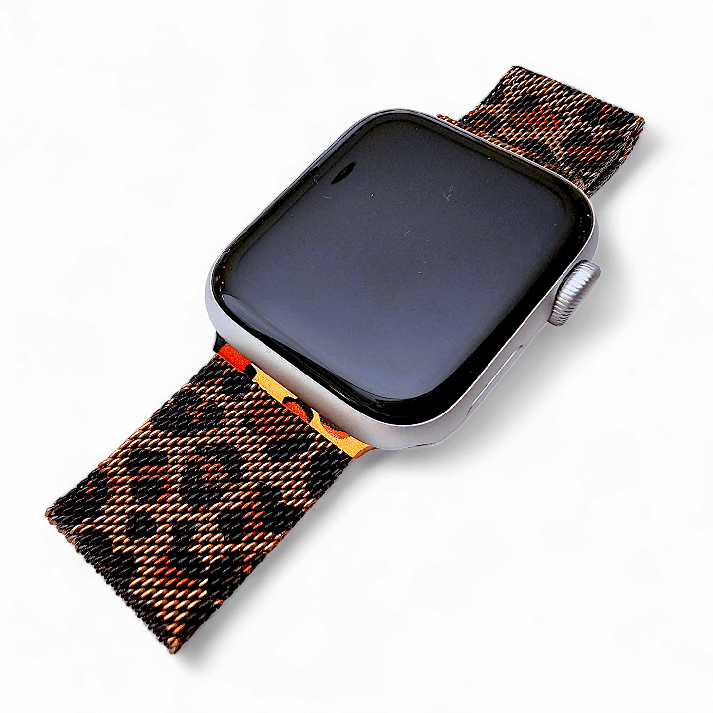 Milanese Mesh Steel Bracelet for Apple Watch Leopard Print - Wrist Envy
