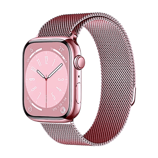 Milanese Mesh Steel bracelet for Apple Watch Pink Rose - Wrist Envy