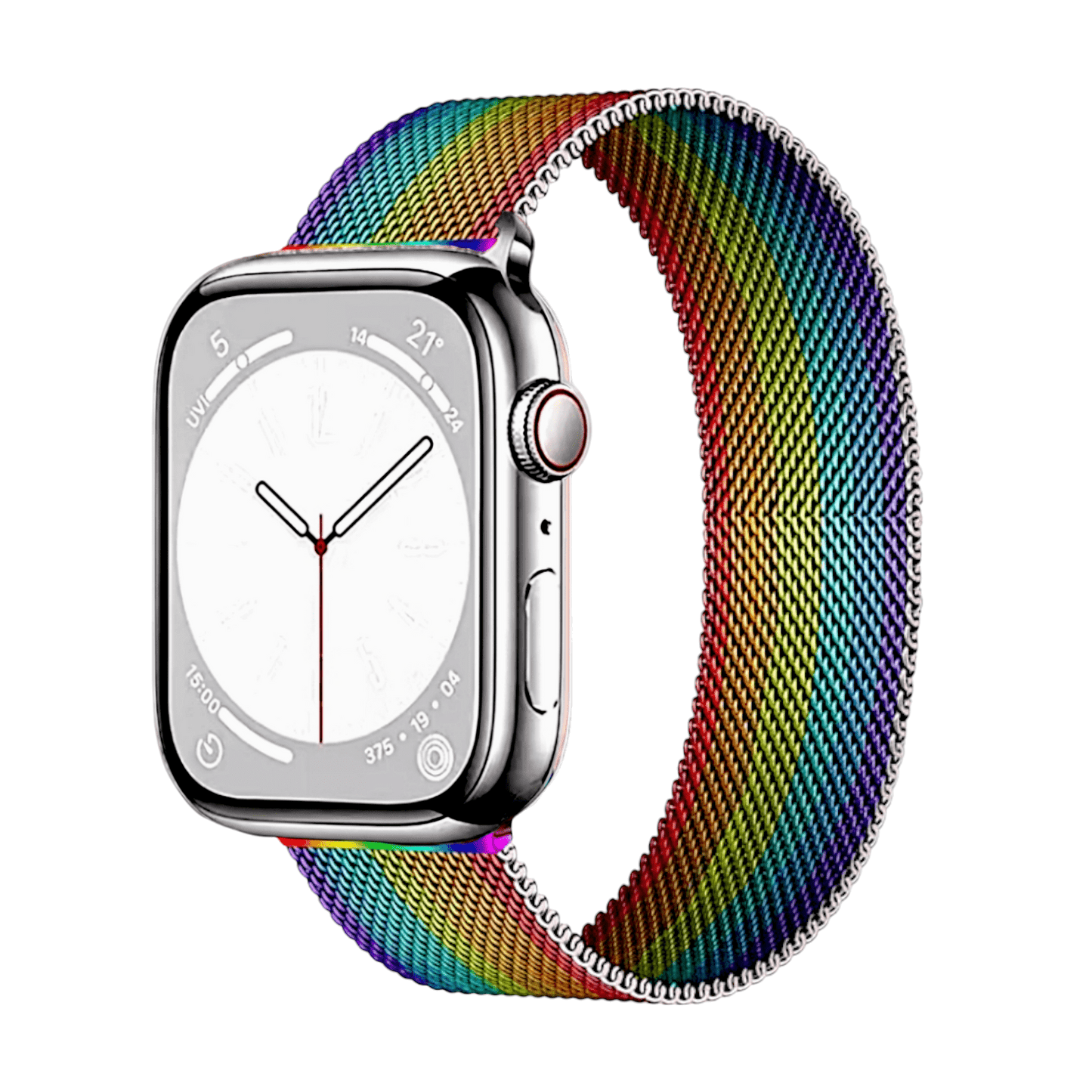 Milanese Mesh Steel Bracelet For Apple Watch Rainbow - Wrist Envy