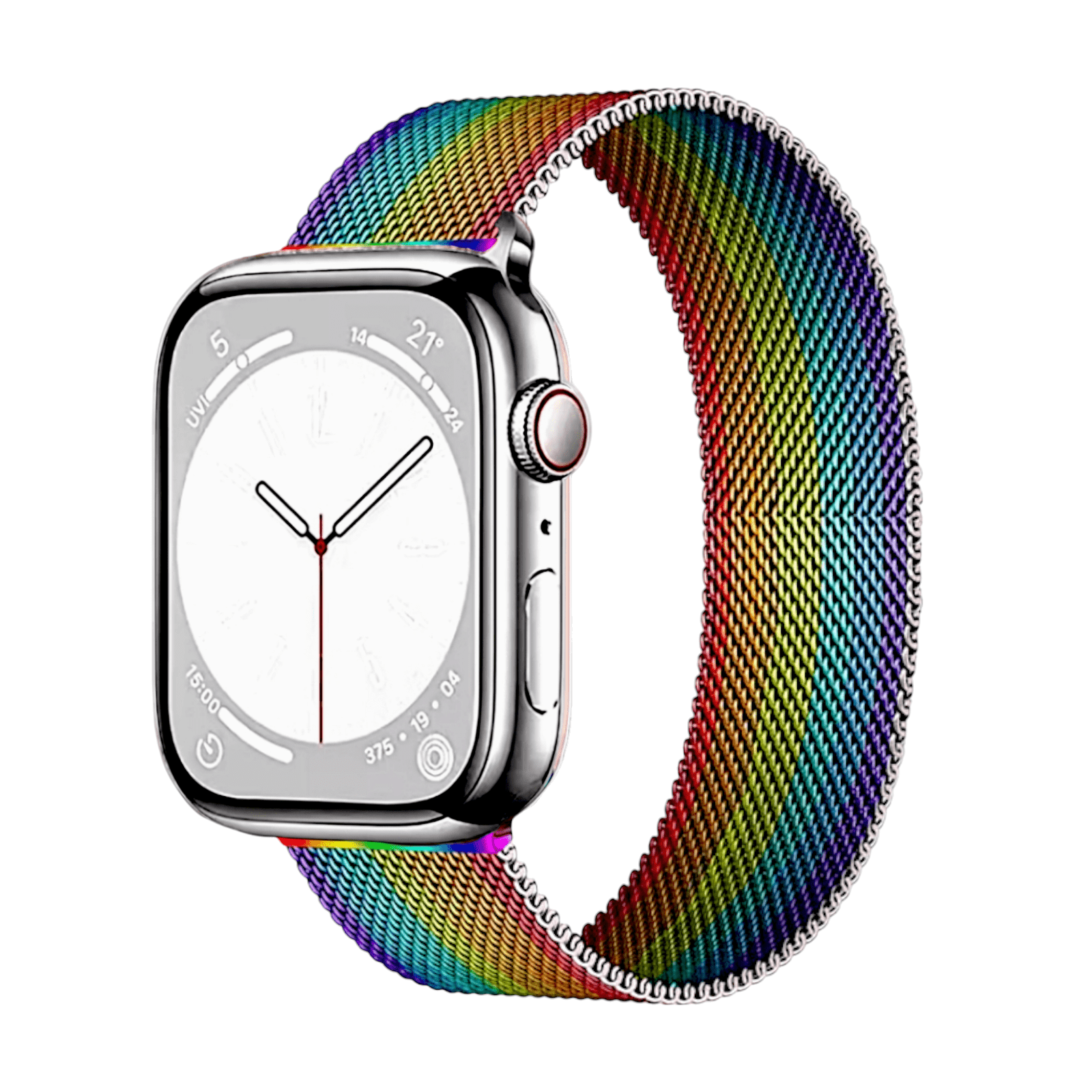 Milanese Mesh Steel Bracelet For Apple Watch Rainbow - Wrist Envy