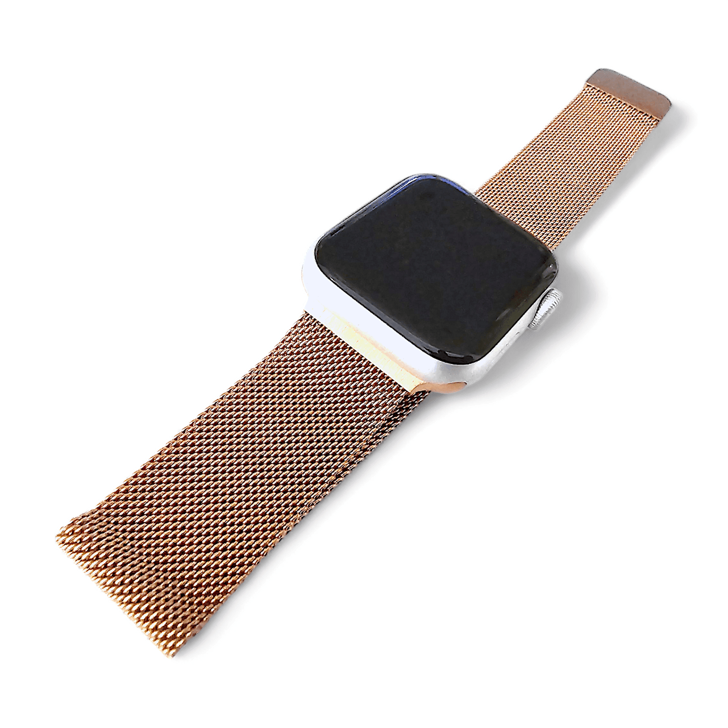 Milanese Mesh Steel Bracelet For Apple Watch Retro Rose Gold - Wrist Envy