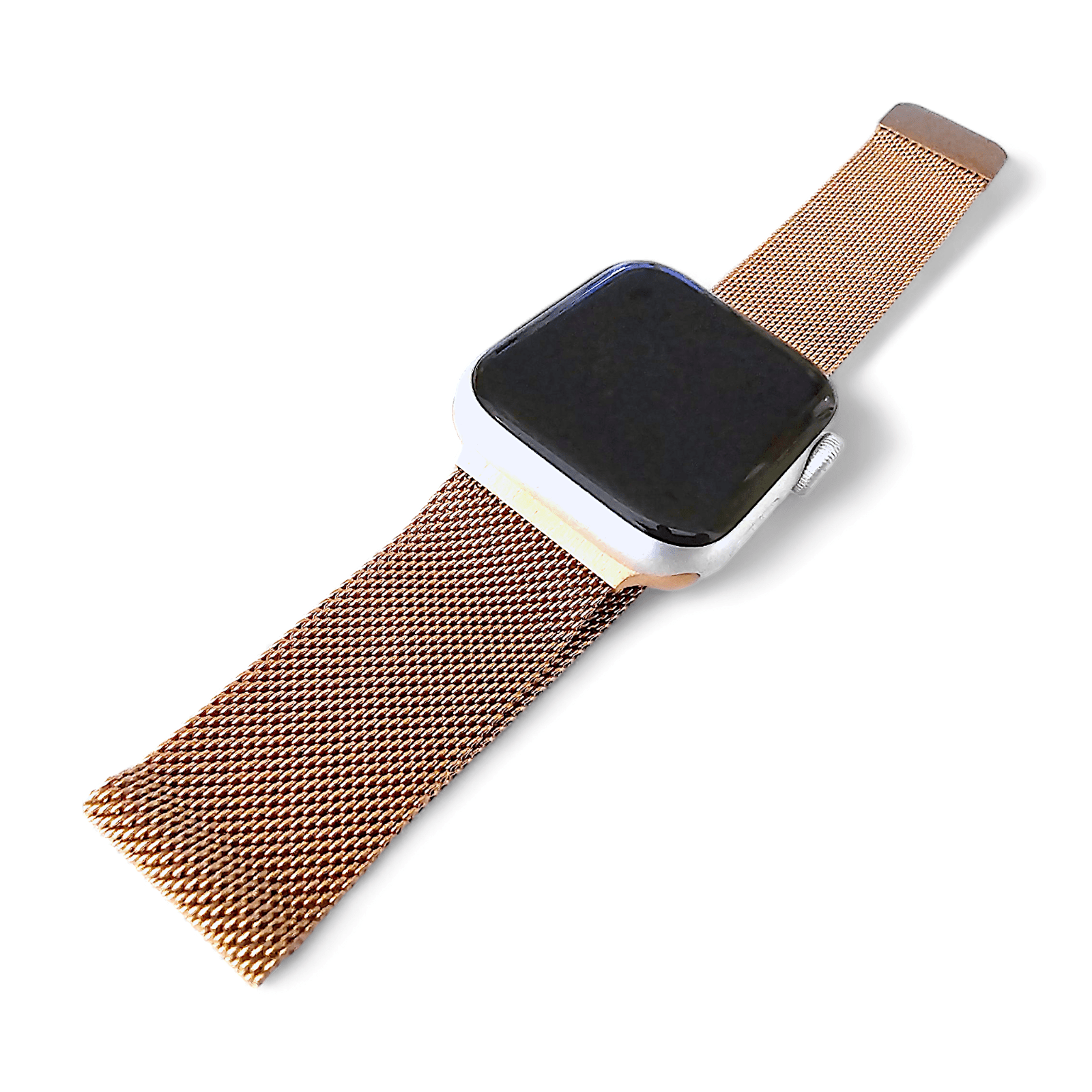 Milanese Mesh Steel Bracelet For Apple Watch Retro Rose Gold - Wrist Envy