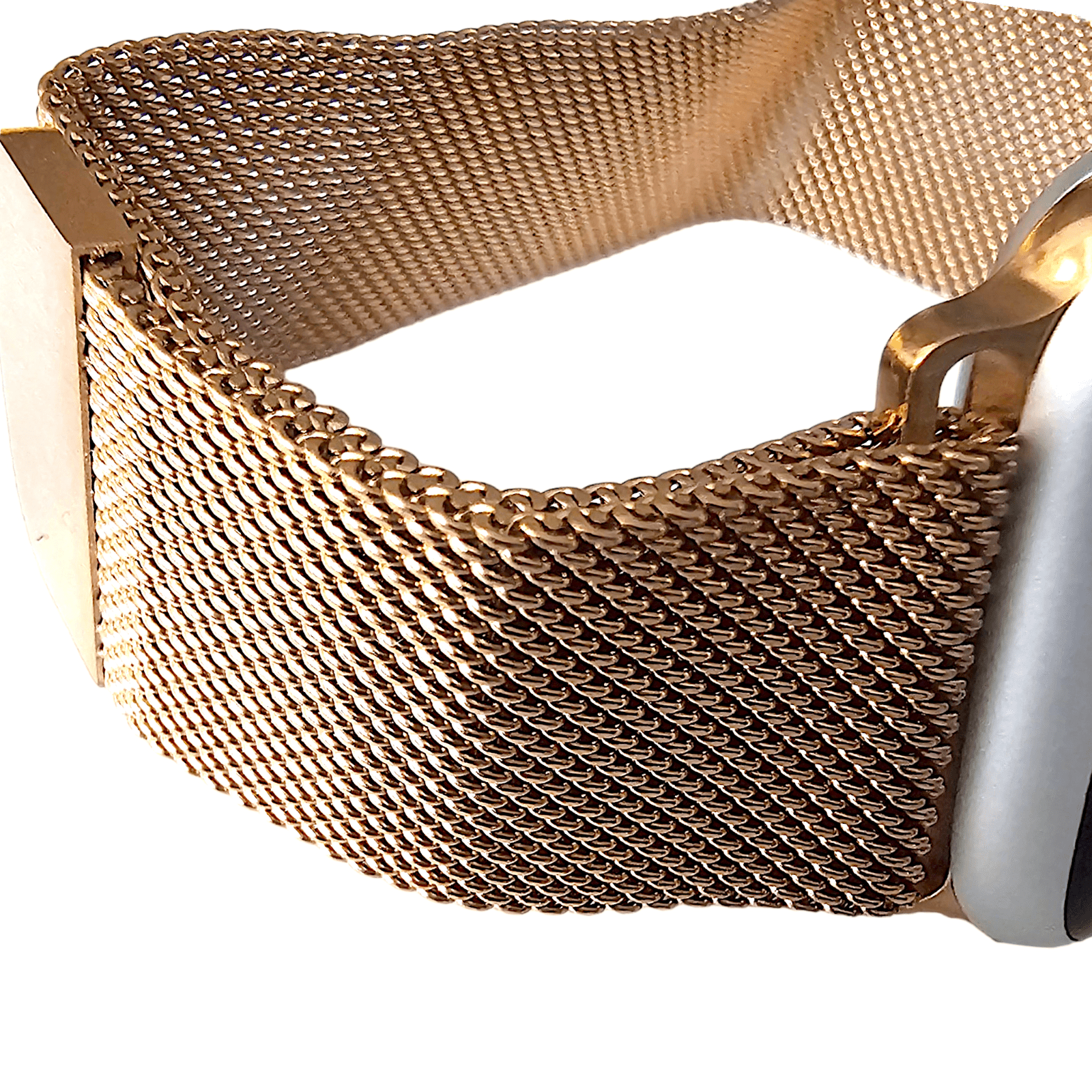 Milanese Mesh Steel Bracelet For Apple Watch Retro Rose Gold - Wrist Envy