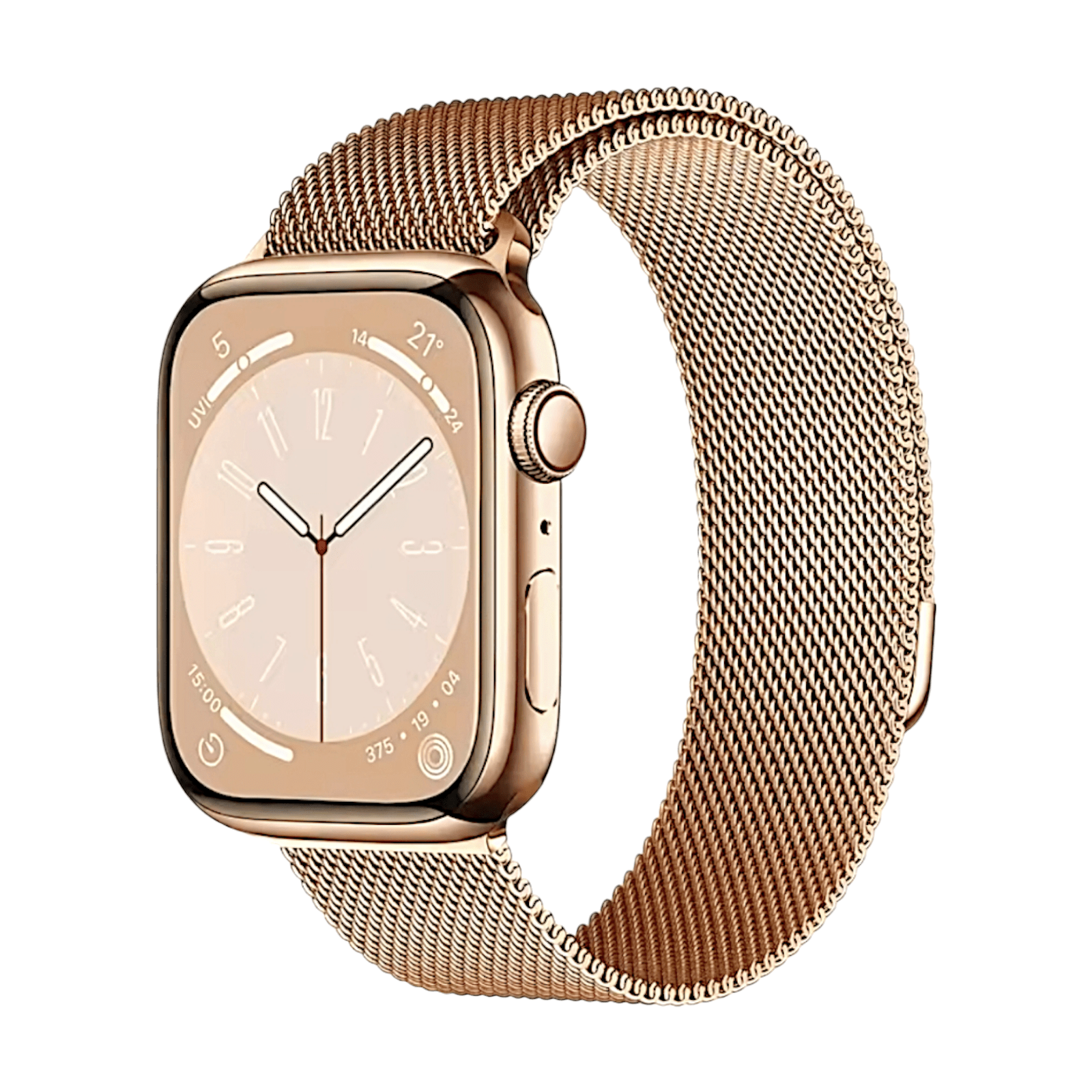 Gold Apple Watch Wrist Band Milanese Mesh Steel Bracelet For Apple
