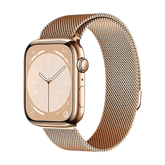 Milanese Mesh Steel Bracelet For Apple Watch Retro Rose Gold - Wrist Envy