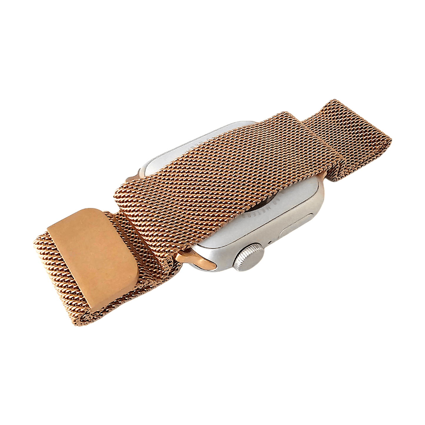 Milanese Mesh Steel Bracelet For Apple Watch Retro Rose Gold - Wrist Envy