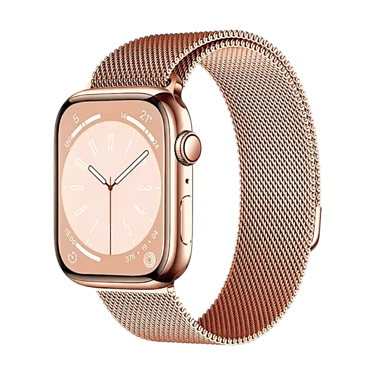 Milanese Mesh Steel bracelet for Apple Watch Rose Gold - Wrist Envy