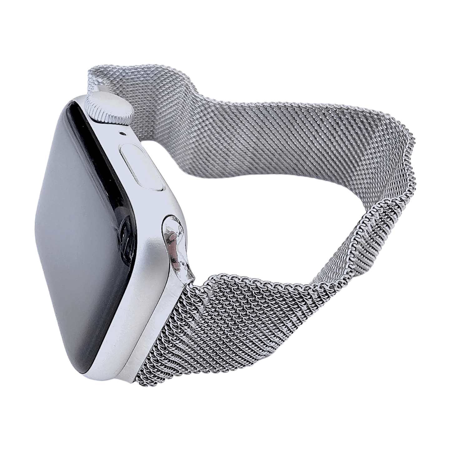 Milanese Mesh Steel Bracelet for Apple Watch Silver - Wrist Envy